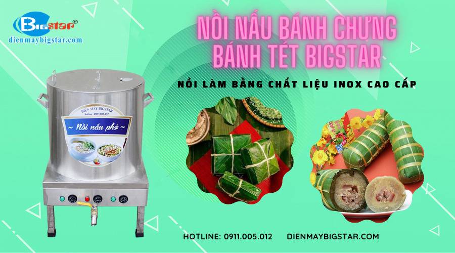 nồi điện luộc bánh chưng Điện Máy BigStar